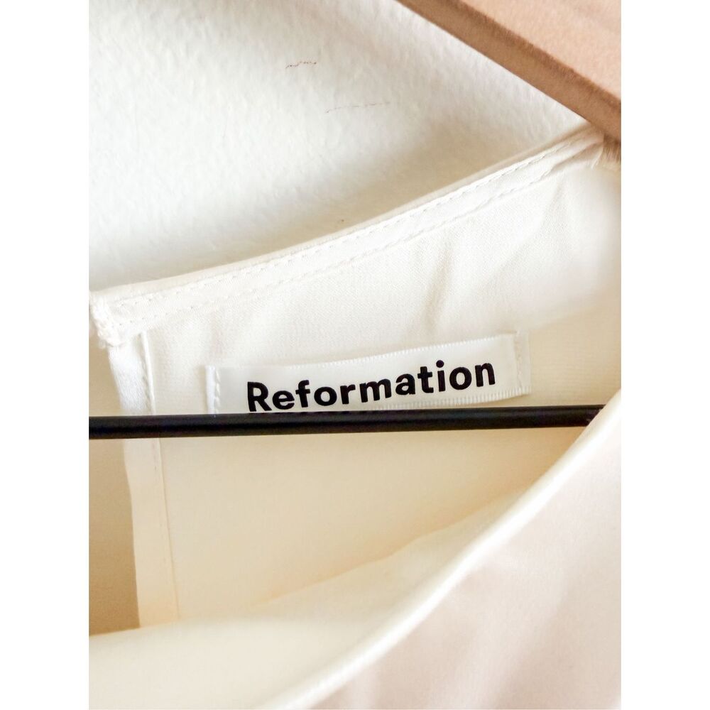 Reformation Rudi Silk Dress Size 4 - Picture 7 of 8